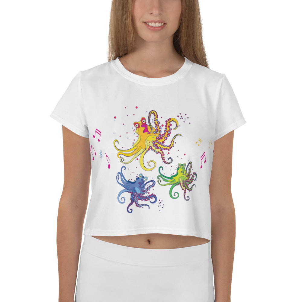 Dancing Octopus Crop Tee